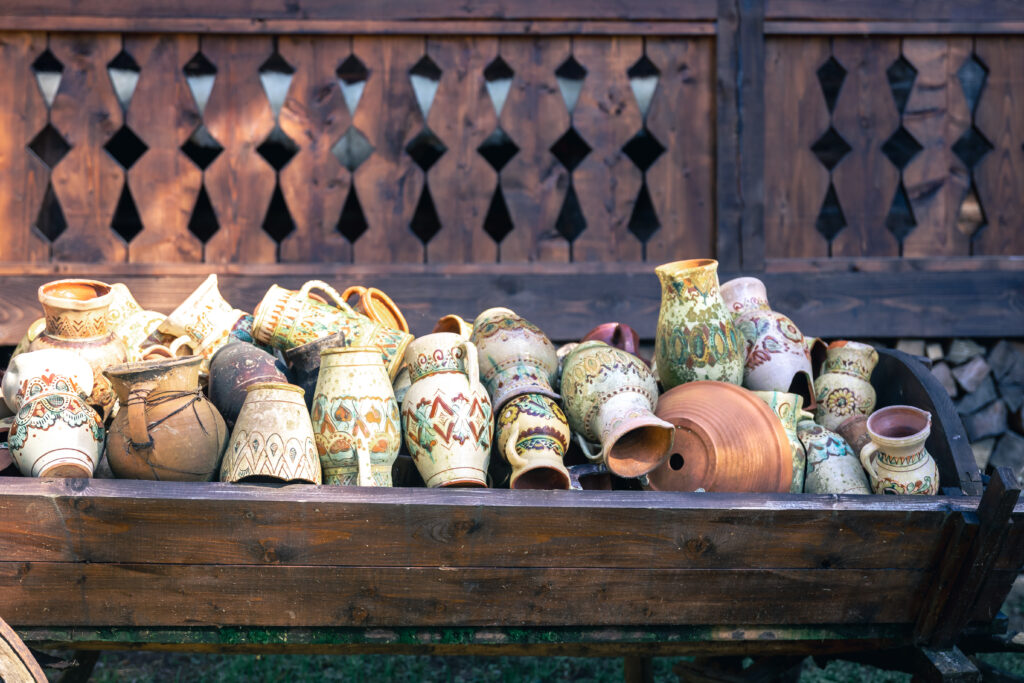 Painted Terracotta Planters