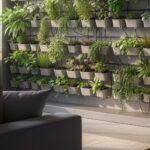DIY self-watering vertical garden